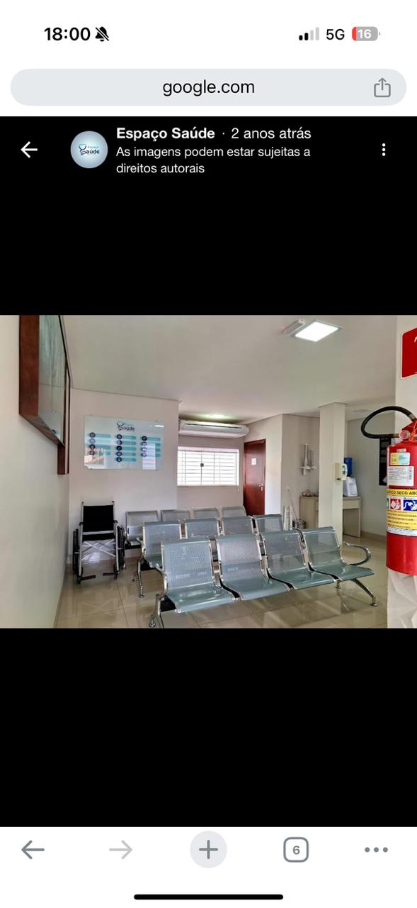 Sala de Espera 2 da Espaço Saúde - Unidade Paracatu